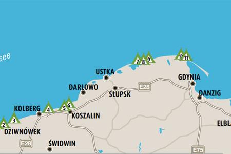 die besten campingplätze an der polnischen ostsee