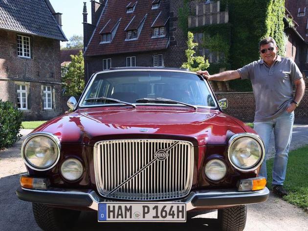 oldtimer unterwegs fürs hospiz: thomas meier hat ein faible für volvo