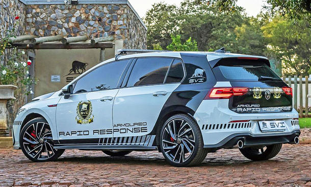 vierzylinder-motor, verbrenner, tuning, newsletter, news, kompaktsportler, kompaktklasse, vw golf, mit panzerung: dieser vw golf gti ist stärker als eine ak-47