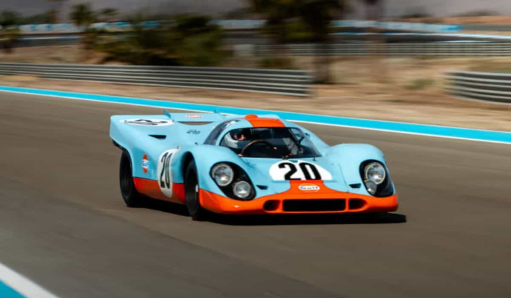 porsche 917k aus dem film “le mans”, gefahren von steve mcqueen, wird nach einer sorgfältigen restaurierung versteigert