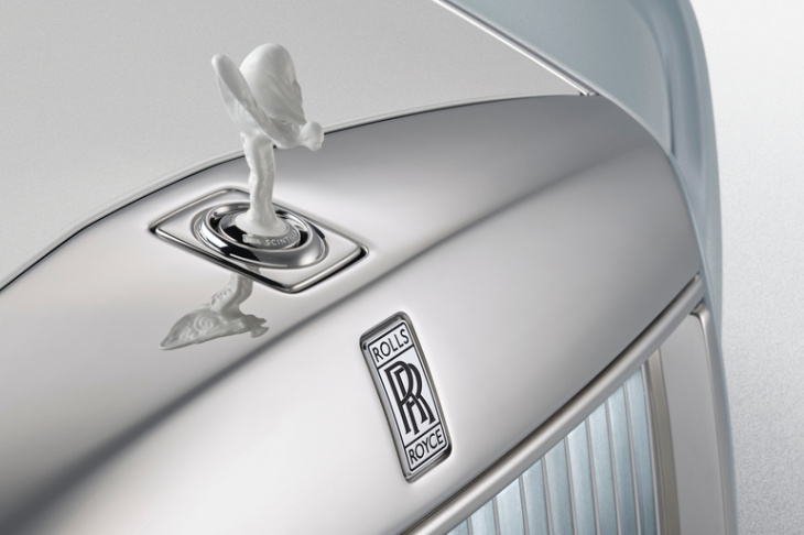 rolls-royce: kühlerfigur in keramik-ausführung