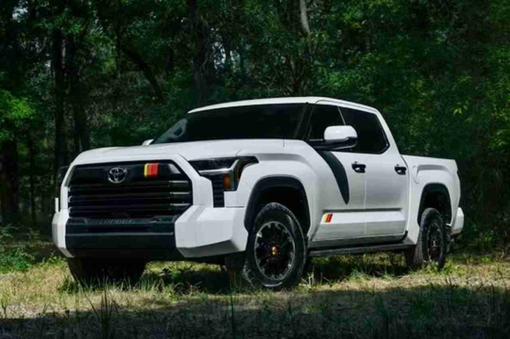 details zum toyota tundra 2025, einschließlich des neuen trd rally-pakets