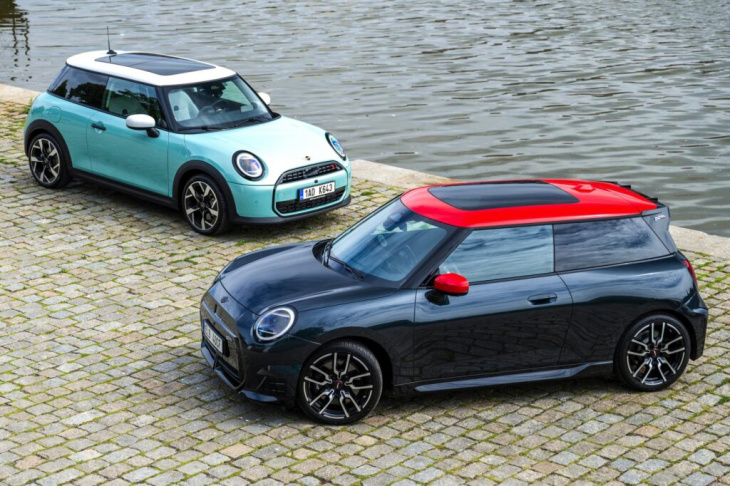 j01 trifft f66: neue mini cooper s und se im direkten vergleich