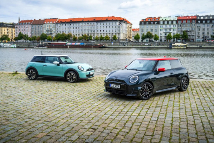 j01 trifft f66: neue mini cooper s und se im direkten vergleich