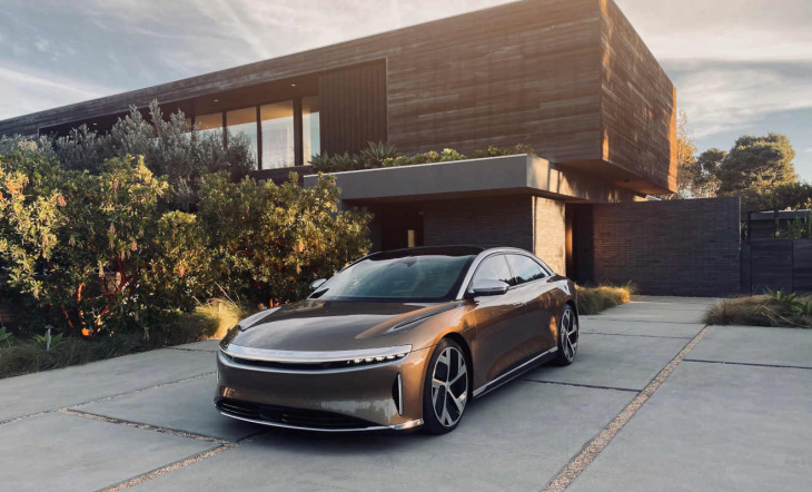 lucid air touring: effizient trotz enormer power