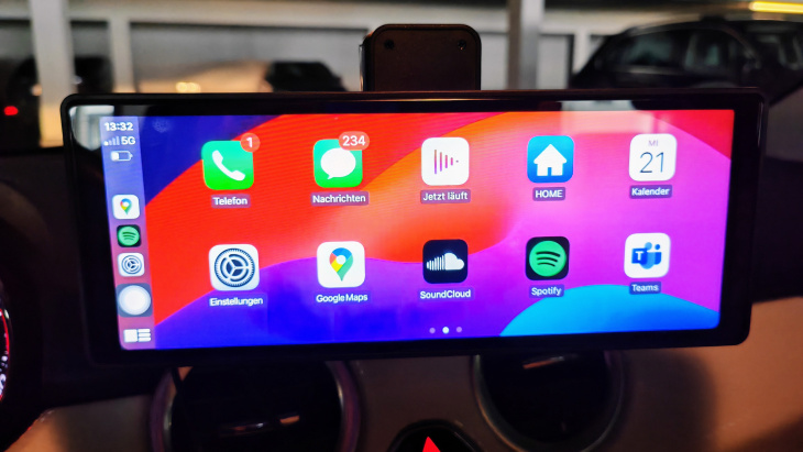 android auto & apple carplay nachrüsten per display: aocci v30s im test