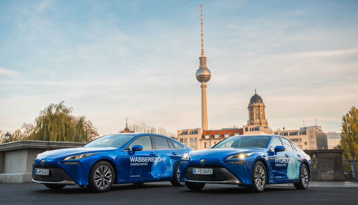 toyota-wasserstoff-flotte in berlin: fast 7 millionen kilometer abgespult