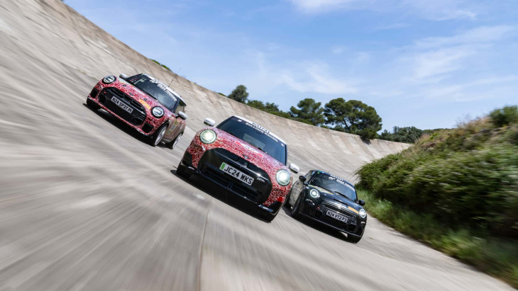 mini john cooper works für 2025 fährt zweigleisig