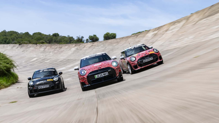 mini john cooper works für 2025 fährt zweigleisig