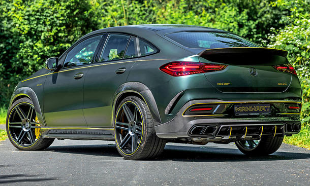 verbrenner, tuning, oberklasse, newsletter, news, crossover, allradantrieb, achtzylinder-motor, mercedes, mercedes gle, manhart ger 800: rotzfrech getunter mercedes-amg gle 63