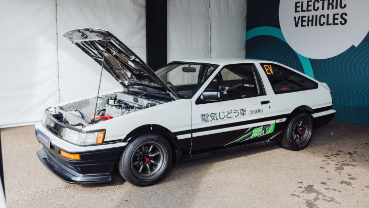 toyota corolla levin ae86 bev concept: sitzprobe im jdm-kultauto