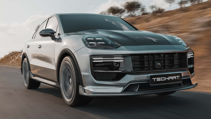 porsche cayenne mit techart-aerokit