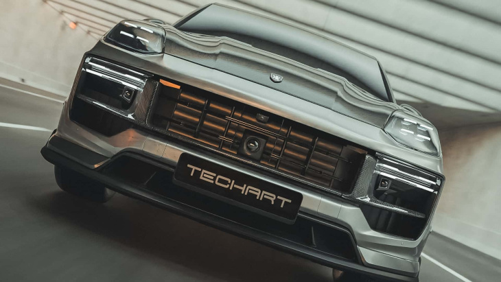 porsche cayenne mit techart-aerokit