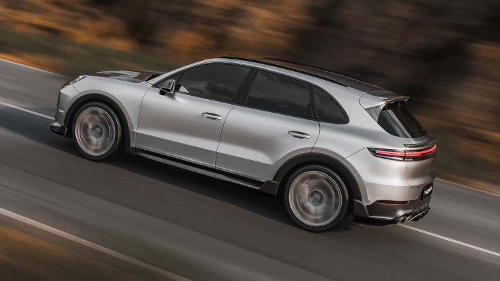 porsche cayenne mit techart-aerokit