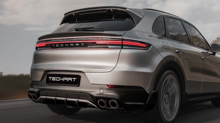 porsche cayenne mit techart-aerokit