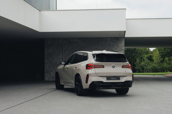 bmw x3 g45 m sport: mehr fotos zu dune grey am x3 m50