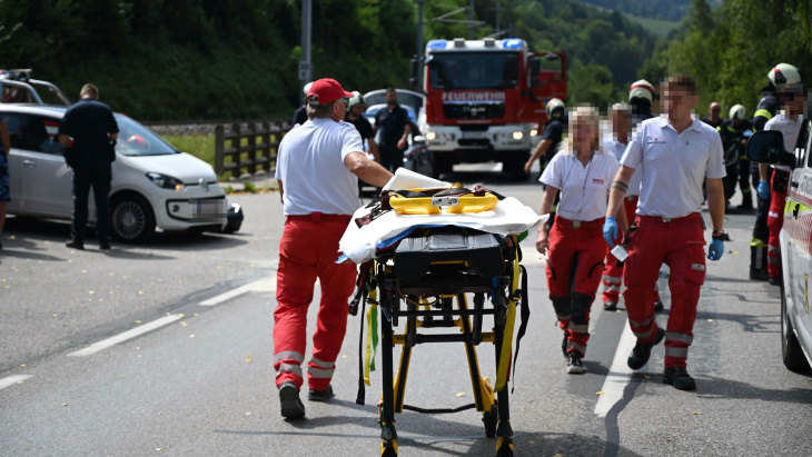 moped-lenker leicht verletzt