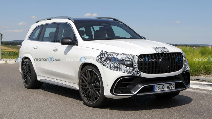 mercedes-benz gls (2025) als erlkönig erwischt