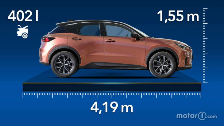 lexus lbx (2024): die abmessungen im detail