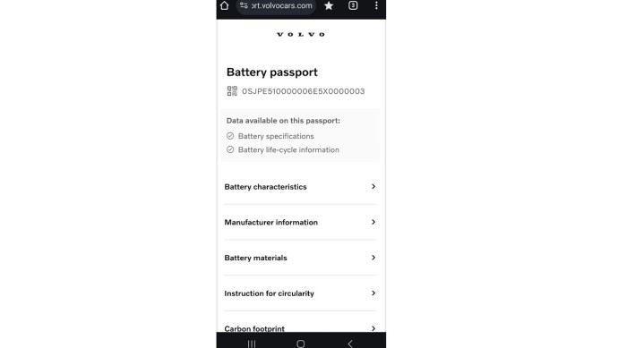 co2-fußabdruck von e-autos: volvo veröffentlicht batterie-pass