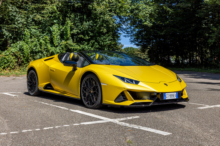 lamborghini huracan evo spyder im test