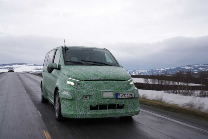 schnell geladen bis zum nordkap: vm-fahrbericht mercedes-benz van.ea