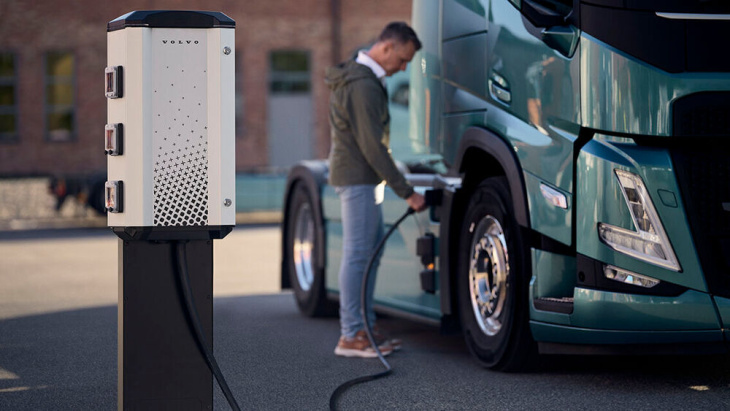 volvo truck bietet neue services für das laden von elektro-lkw