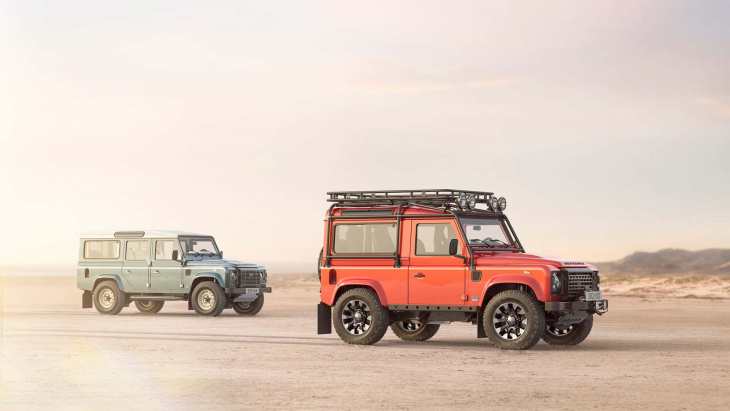 land rover bringt den legendären defender v8 zurück