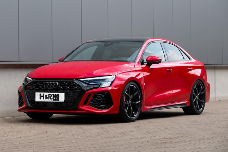 individuell einstellbar: audi rs3 mit h&r gewindefedern