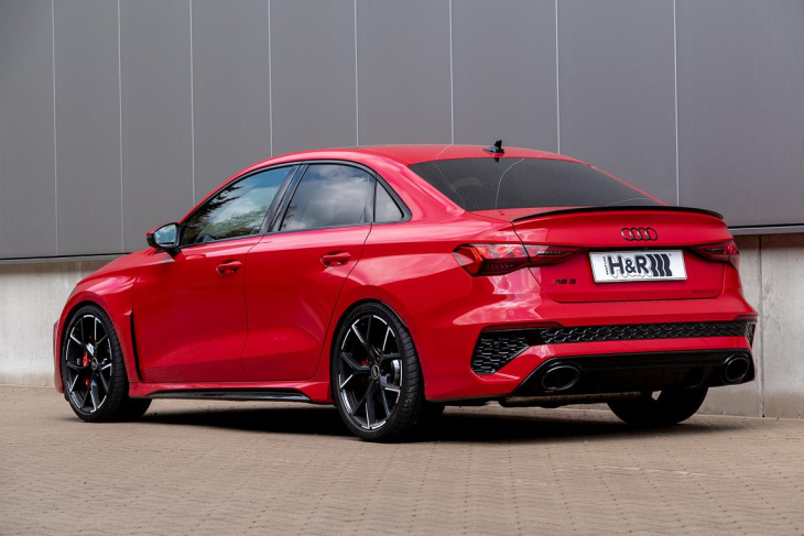 individuell einstellbar: audi rs3 mit h&r gewindefedern