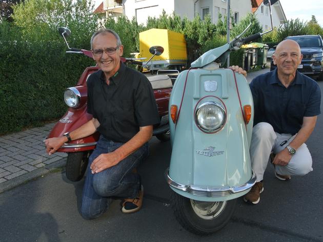 unsere vereine: die heinkel-freunde kassel aus niestetal lieben ihre „tourist“-motorroller