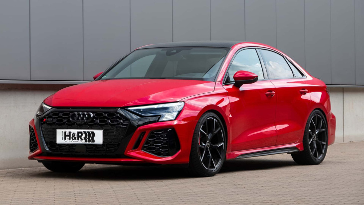 individuell einstellbar: audi rs 3 mit h&r-gewindefedern