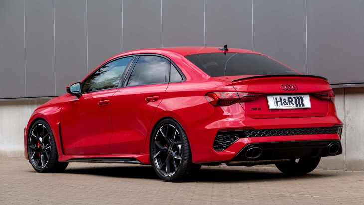 individuell einstellbar: audi rs 3 mit h&r-gewindefedern