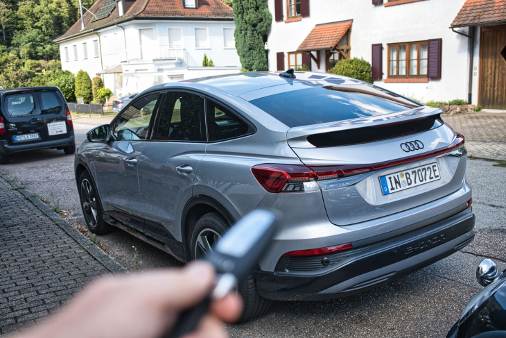 audi q4 sportback 45 e-tron: test, eindrücke und erfahrungen