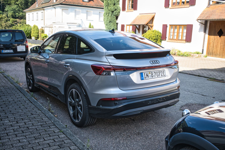 audi q4 sportback 45 e-tron: test, eindrücke und erfahrungen