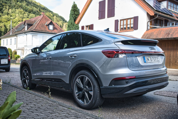 audi q4 sportback 45 e-tron: test, eindrücke und erfahrungen