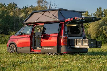 dieses camper-dach bleibt beim fahren offen