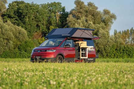 dieses camper-dach bleibt beim fahren offen