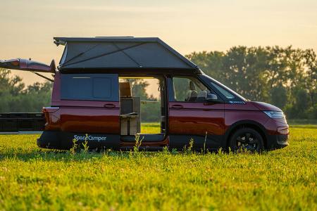 dieses camper-dach bleibt beim fahren offen