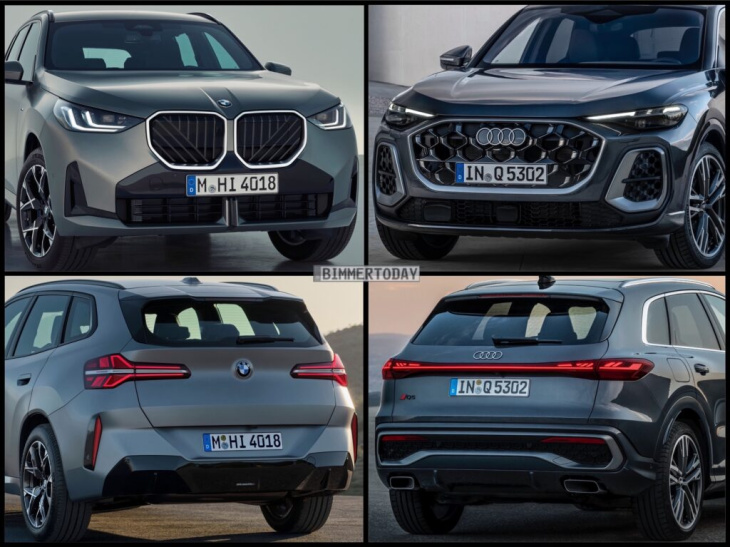 bild-vergleich: neuer audi q5 2025 trifft bmw x3 g45