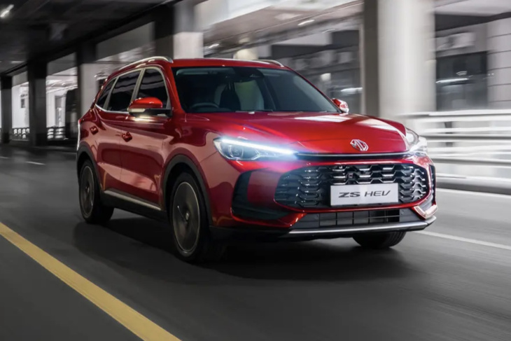 mg kündigt den suv zs hybrid+ mit neuem design an