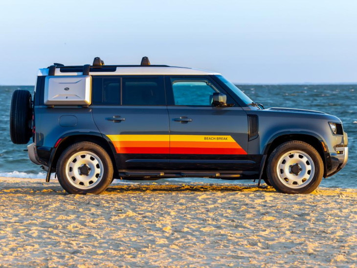 land rover defender 110 beach break edition als sommer-statement!