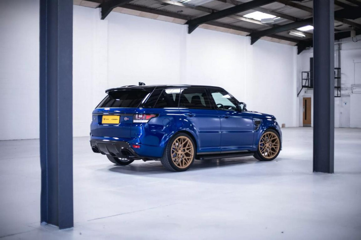 urban automotive range rover sport widetrack in estoril blue!