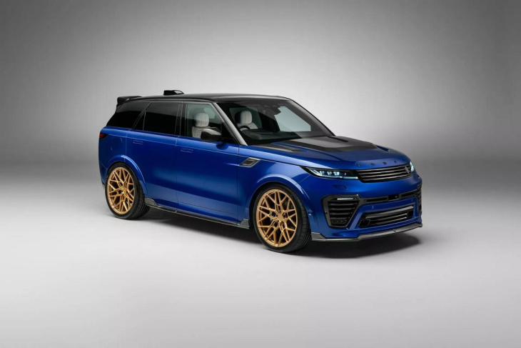 urban automotive range rover sport widetrack in estoril blue!