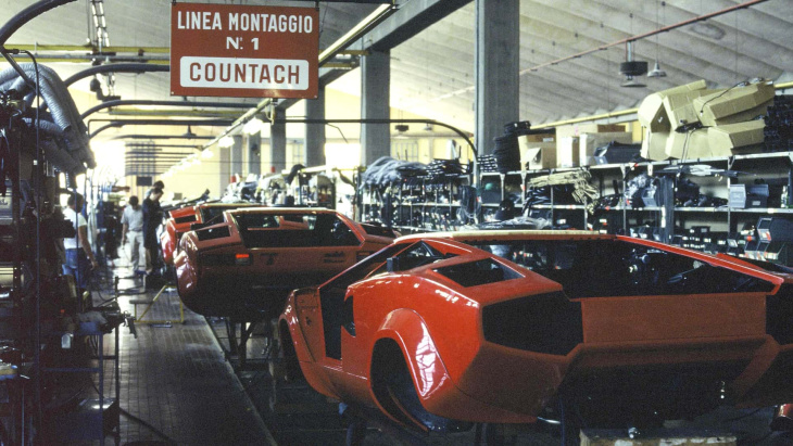 der lamborghini countach wird 50: so wurde er damals gebaut