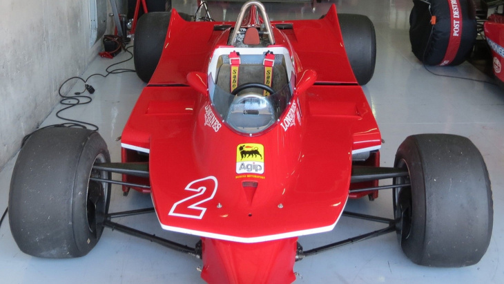 der ferrari 312 t5 von gilles villeneuve fasziniert erneut: fotos