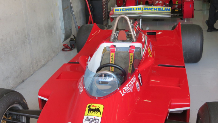 der ferrari 312 t5 von gilles villeneuve fasziniert erneut: fotos