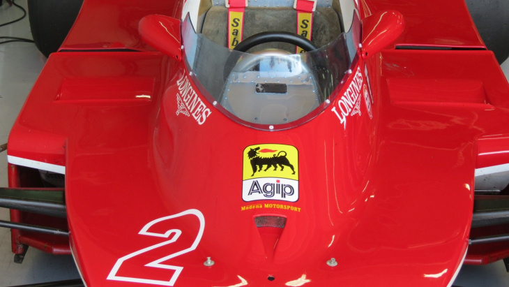 der ferrari 312 t5 von gilles villeneuve fasziniert erneut: fotos