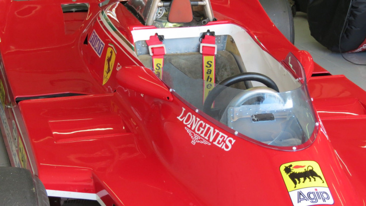 der ferrari 312 t5 von gilles villeneuve fasziniert erneut: fotos