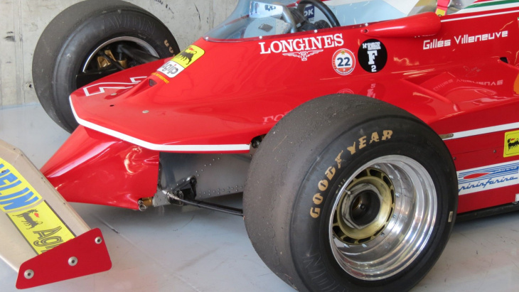 der ferrari 312 t5 von gilles villeneuve fasziniert erneut: fotos